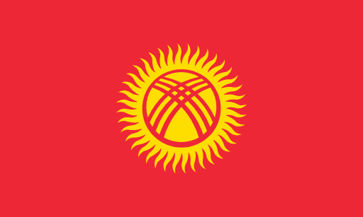 Flag of Kyrgyzstan