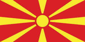 North Macedonia flag